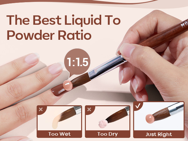 ACRYLIC POWDER LIQUID BRUSH