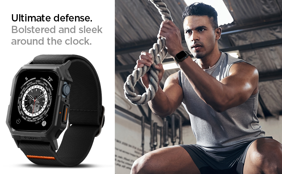 Ultimate defense. Bolstered and sleek around the clock.