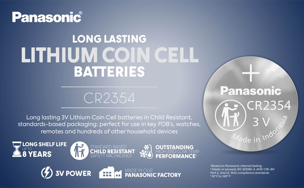 Panasonic CR2354 Lithium Coin Batteries