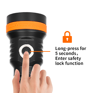 Lock Function--Prevent Accident Startup