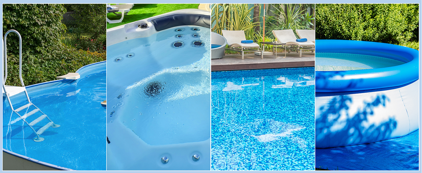 Oxseryn Lightweight Pool Vacuum, Handheld Cordless Pool