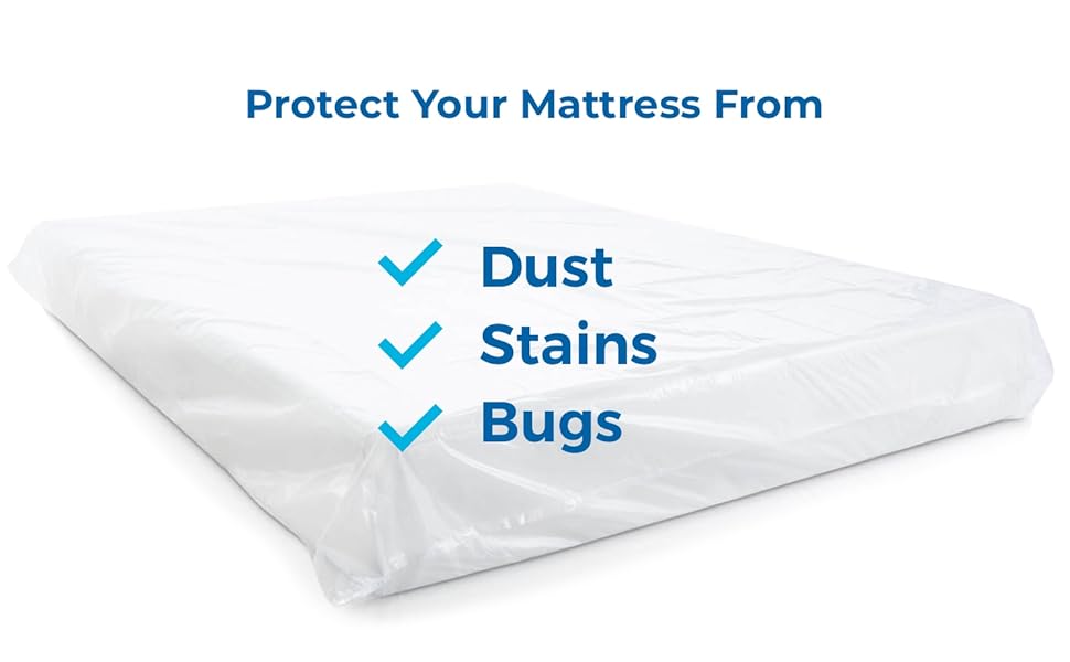 LINENSPA 2Pack Mattress Bag for Moving and Storage for Twin / Twin XL