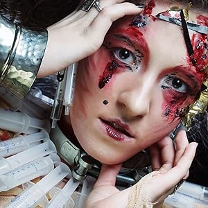 eye blood halloween cosplay makeup