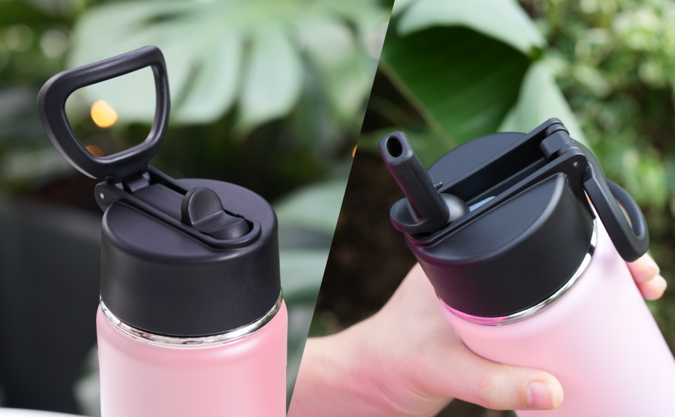 Bluwing Straw Lid Fits for Hydro Flask Wide Mouth