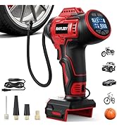 Tire Inflator Cordless for Milwaukee 18V Battery [Tool Only], 160PSI Portable Air Compressor with...