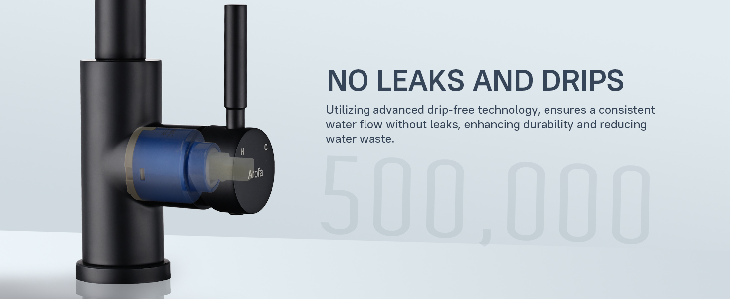 no leaks and drips