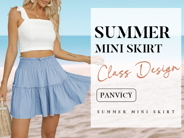 Amazon.com: OPOIPIN Women's Summer Cute High Waist Ruffle