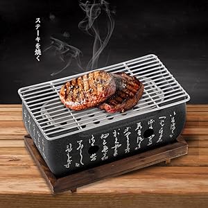 Amazon | BASSNSSE 卓上コンロ バーベキューコンロ BBQグリル Amazon | BASSNSSE 卓上コンロ バーベキューコンロ BBQグリル