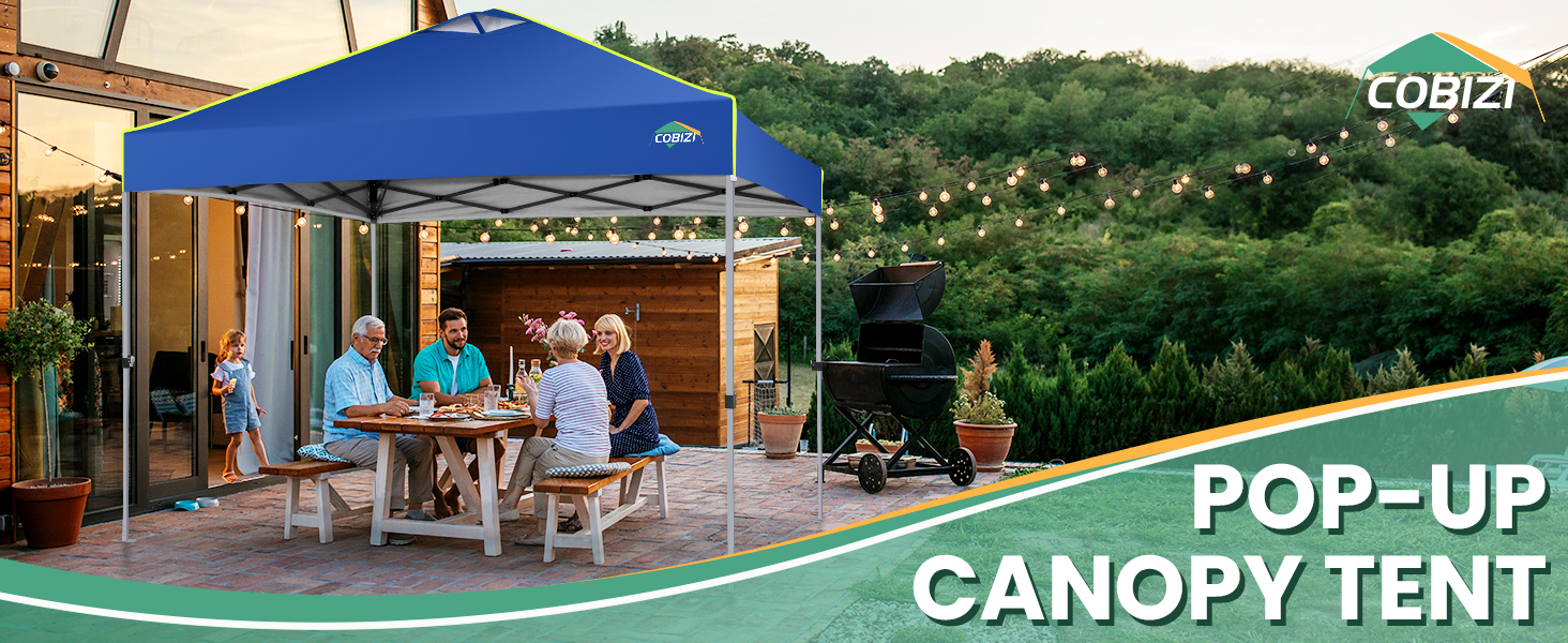 outdoor canopy tent 10x10 blue