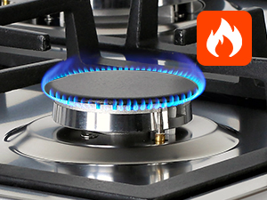 Built-in Gas Cooktop, 4 Burners Stainless Steel Gas Hob Cooker With Flame Failure Protection Gasland Chef GH60SF 13 Gasland Chef Gas Hob