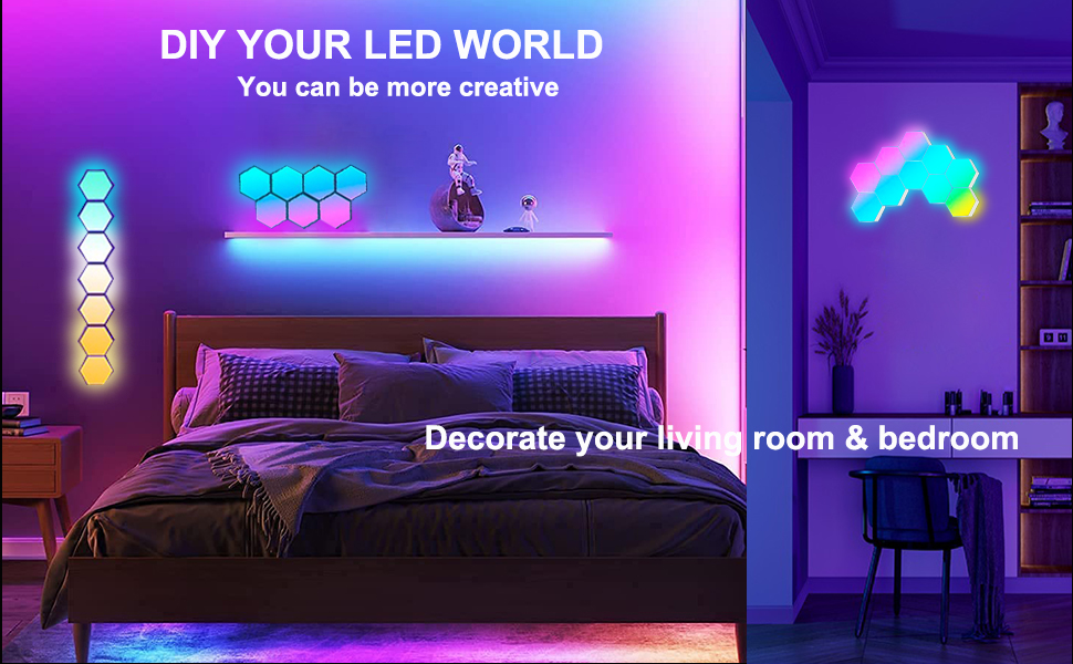 DIY light panels for wall