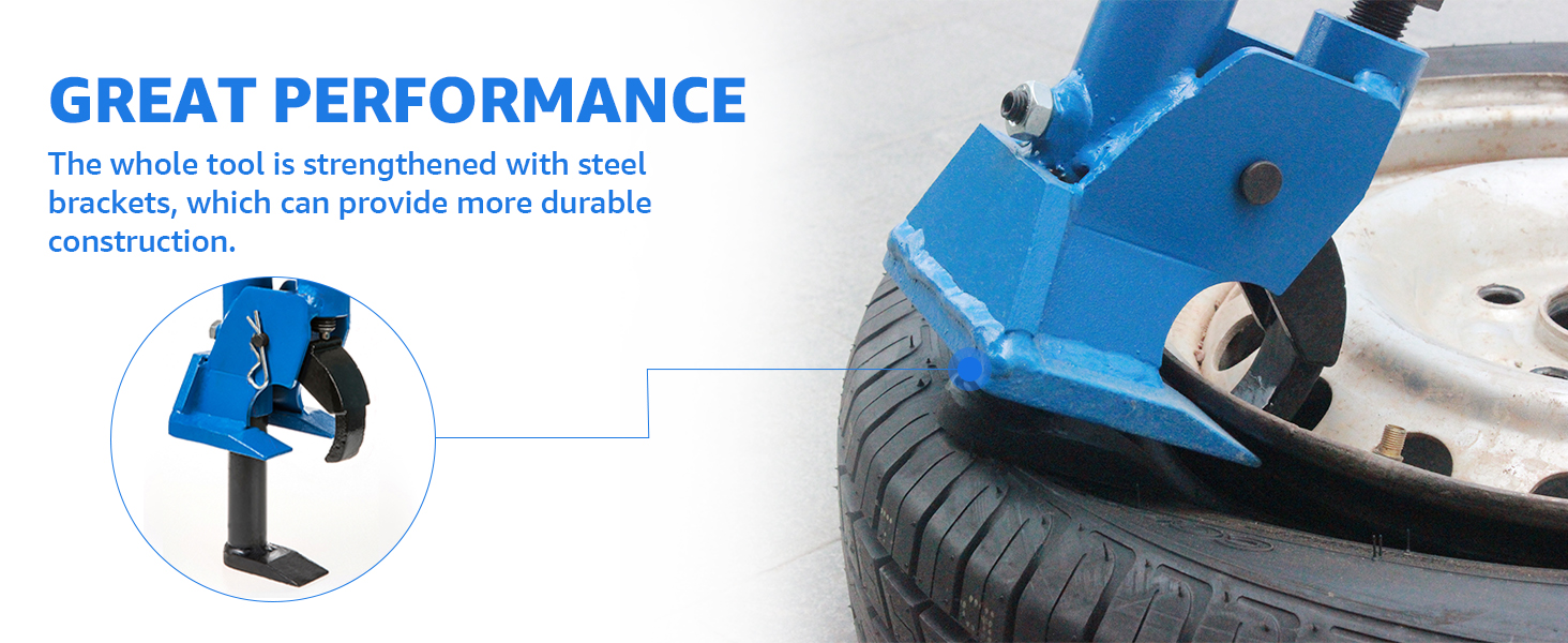 Manual tire bead breaker