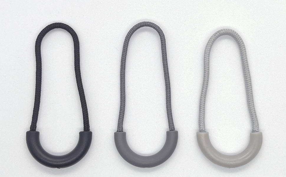 Amazon.co.jp: GEJ-Tech ジッパータブ ジッパープル 黒 グレー