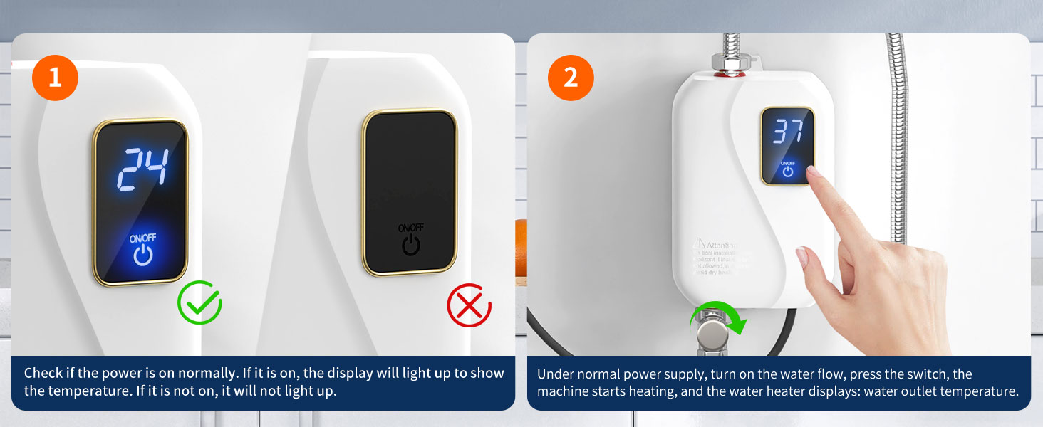 electric tankless water heater