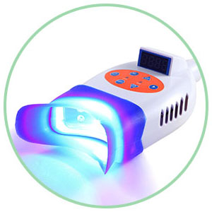 teeth whitening blue light