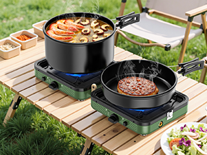 CFRERO Foldable Camping Stove with 2 Burners