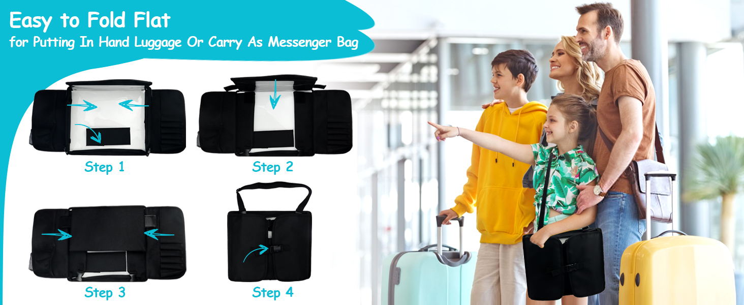 Kids Roadtrip Essentials, Carseat Table Tray for Kids Road Trip Activities