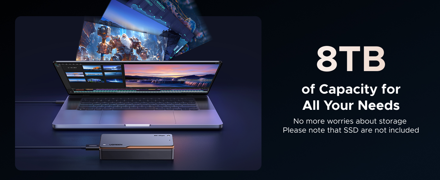 UGREEN 80G NVMe ENCLOSURE