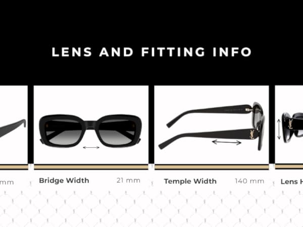 Amazon.com: SAINT LAURENTSL SL M130 YSL Logo Oval Shape