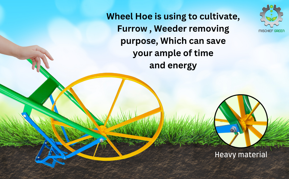 Mischief Green Manual Wheel Hoe (Cycle Kolpe)
