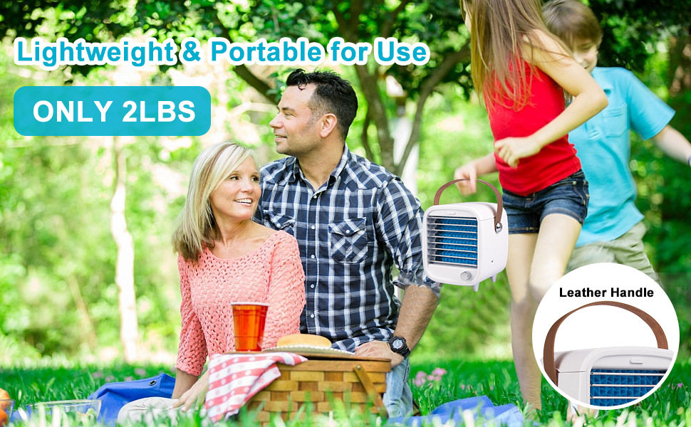 Portable Air Conditioner Fan, Evaporative Air Cooler with