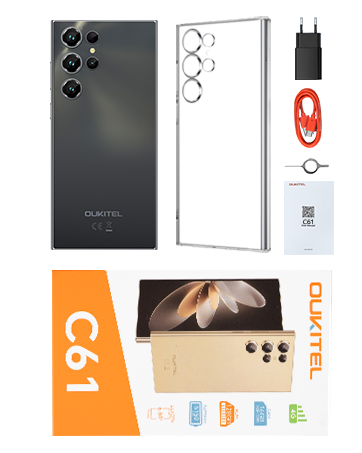 OUKITEL C61 Android 15 Smartphone Ohne Vertrag