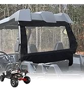 QYMOTO Polaris RZR XP 900 Rear Window,Rear Windshield, Canvas Soft Full Back Window Panel for 900...
