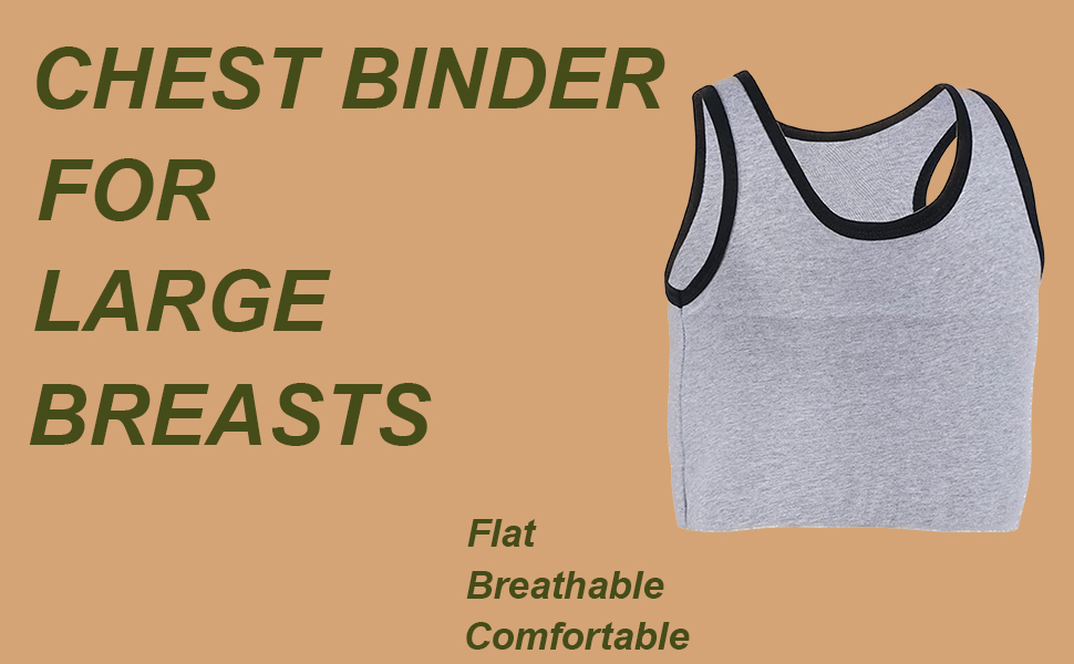Neal LINK Chest Binder for Large Breasts, Breast Binder Tomboy Lesbian