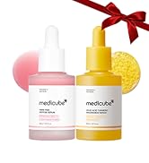 medicube Viral Serum Duo for Clear and Plump Skin: Kojic Acid Turmeric and Salmon DNA Pink Serum ...