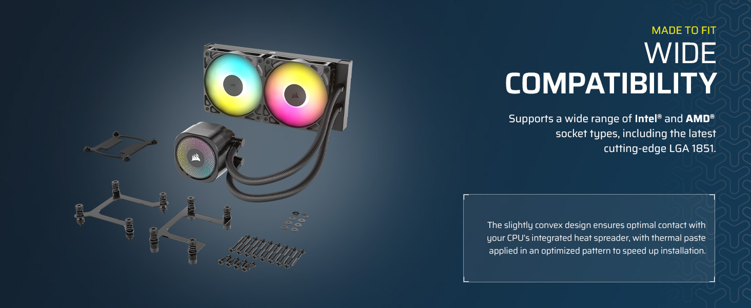 Corsair Nautilus 240 RS ARGB Liquid CPU Cooler