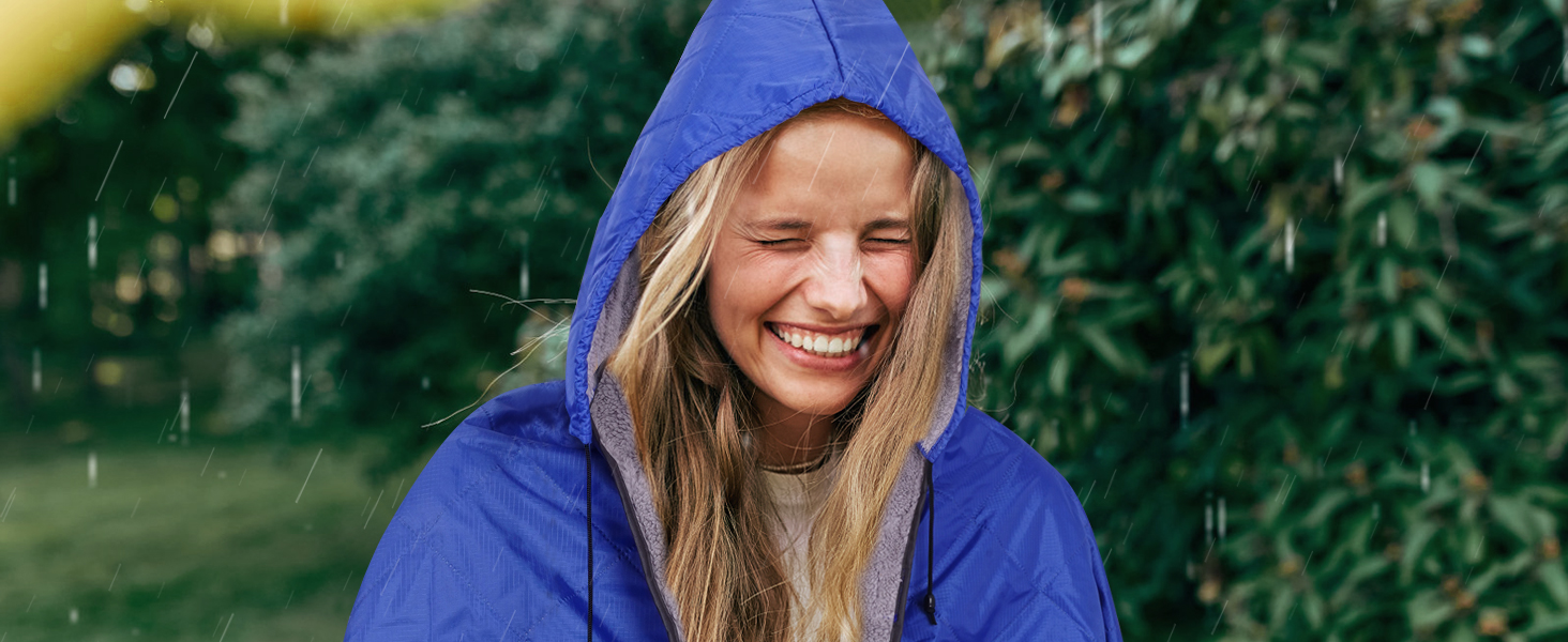 sherpa lined outdoor blanket