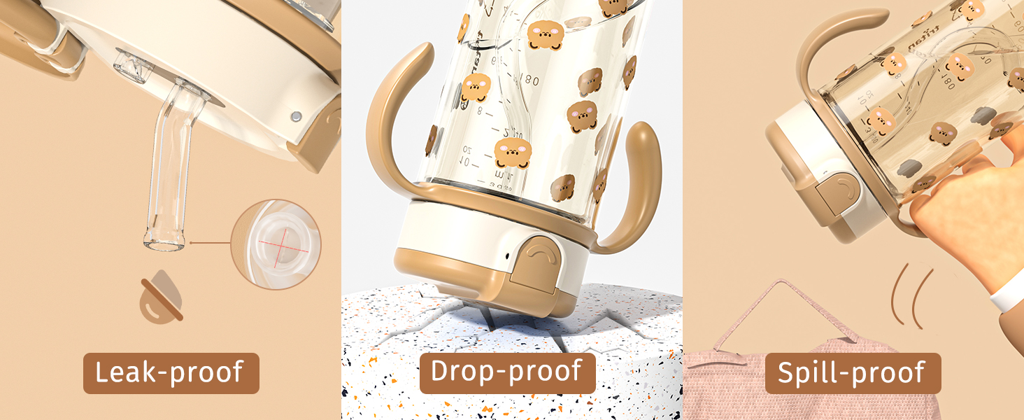 leak-proof, drop-proof and spill-proof