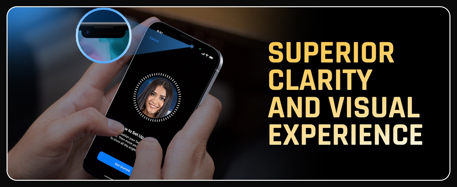 TEMPRTEK iPhone 12 &12 Pro Screen Protector With Camera Lens Protector