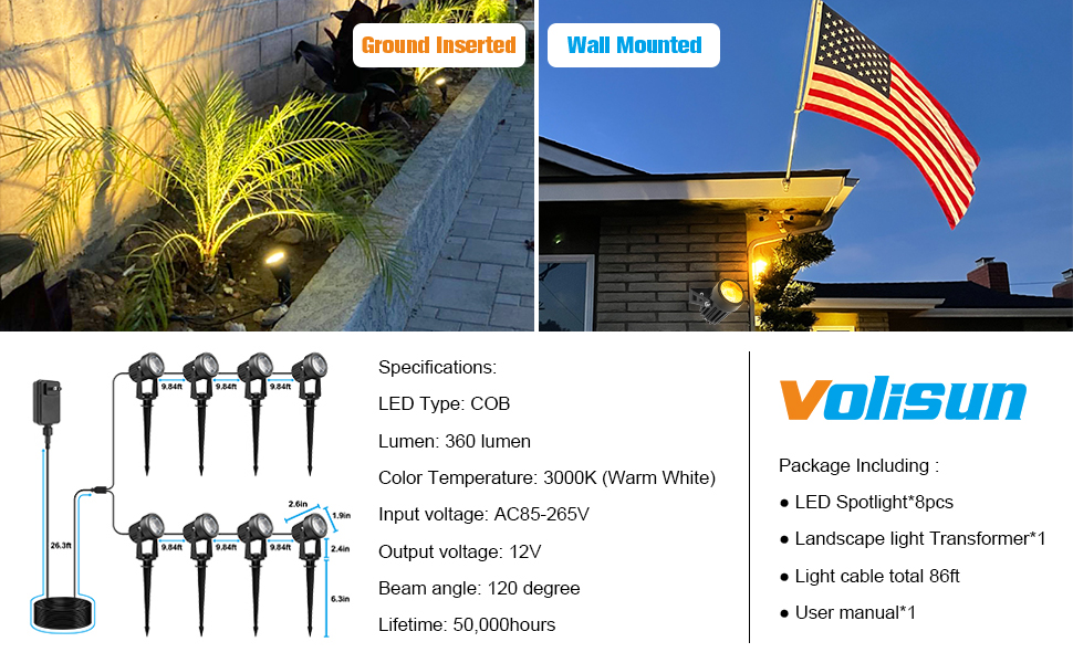 ourdoor spotlights