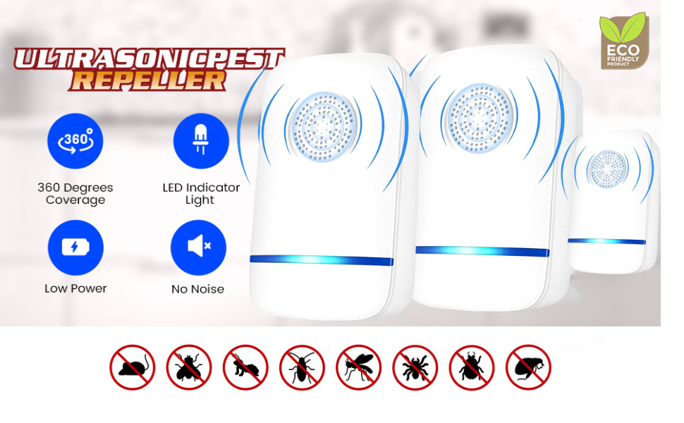 Ultrasonic Electric Pest Repellent Machine to Repel Lizard, Rat