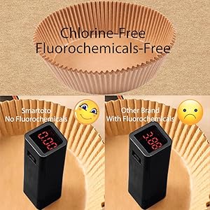 Air Fryer Disposable Paper Liner Air Fryer Liners Parchment Paper Liners round square rectangle