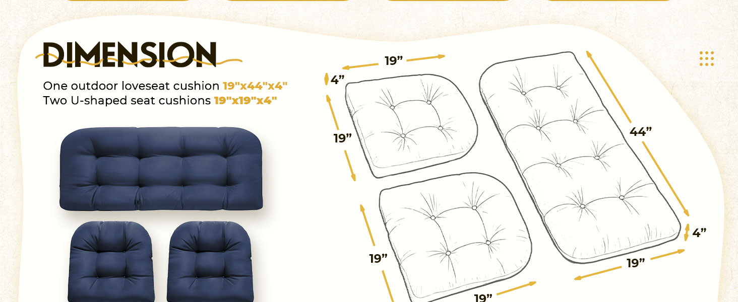 Patio Wicker Furniture Cushions