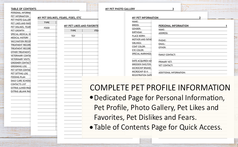 cat health log book