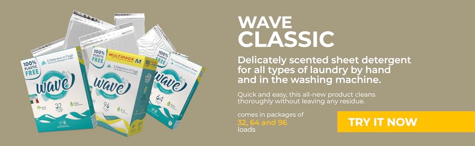 wave washing laundry detergent sheets