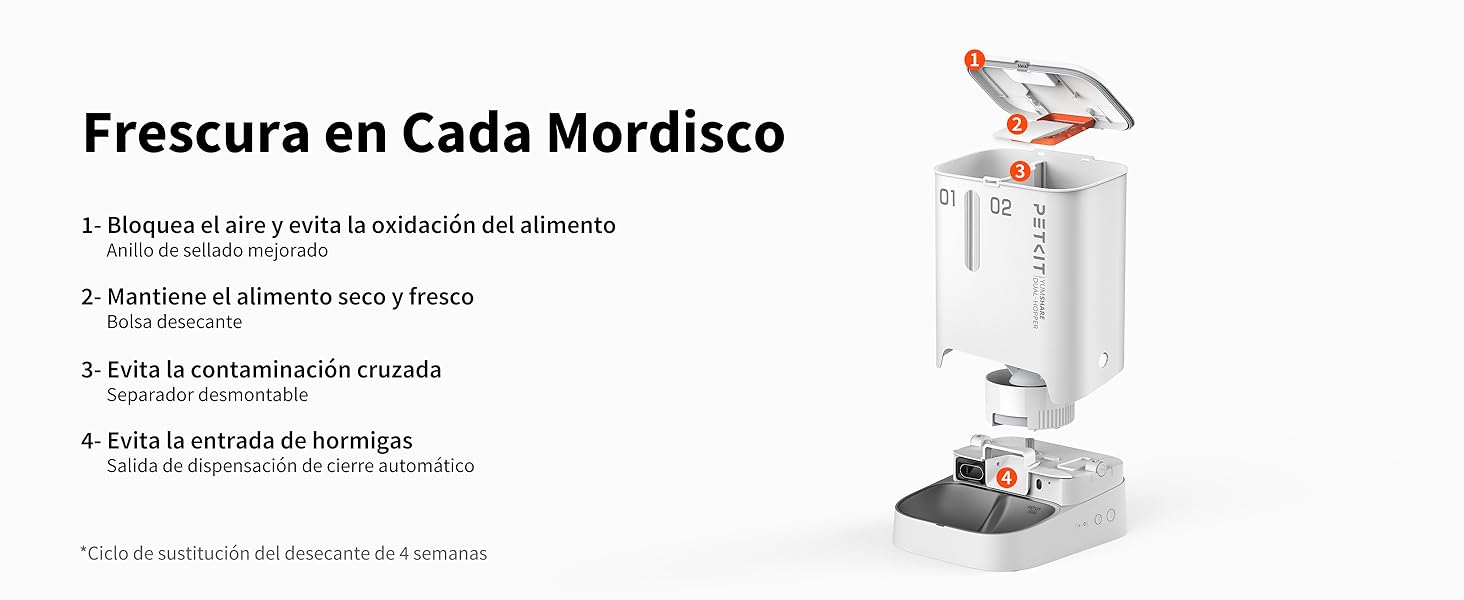 PETKIT Comedero Gato Automatico con Cámara
