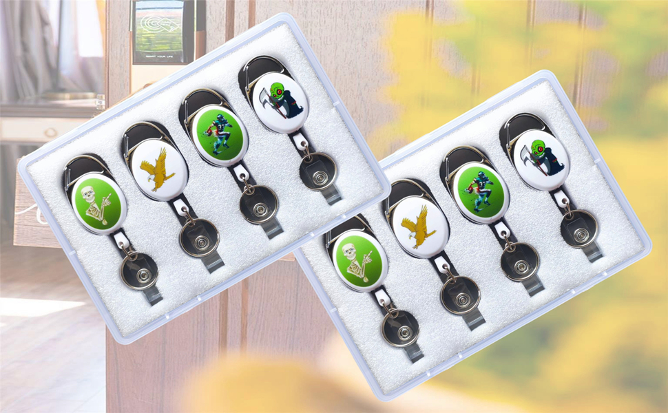 Diyin Retractable Badge Reel Features a Stylish Printed