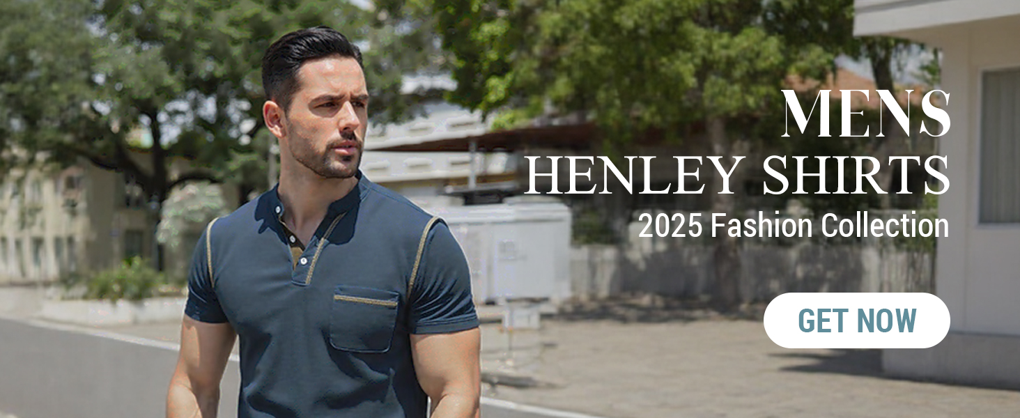 henley shirts for men