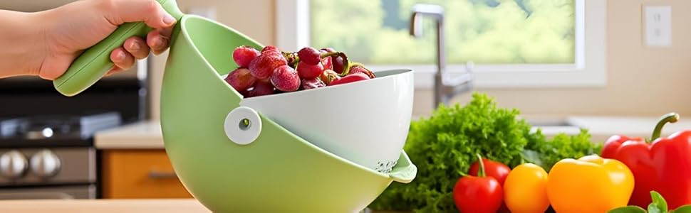 2 in 1 Kitchen Colander