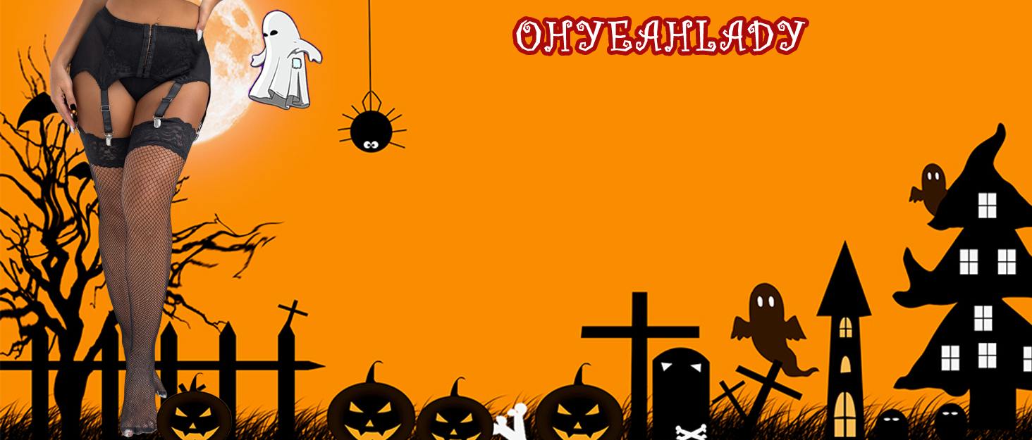 Halloween garter belts for women