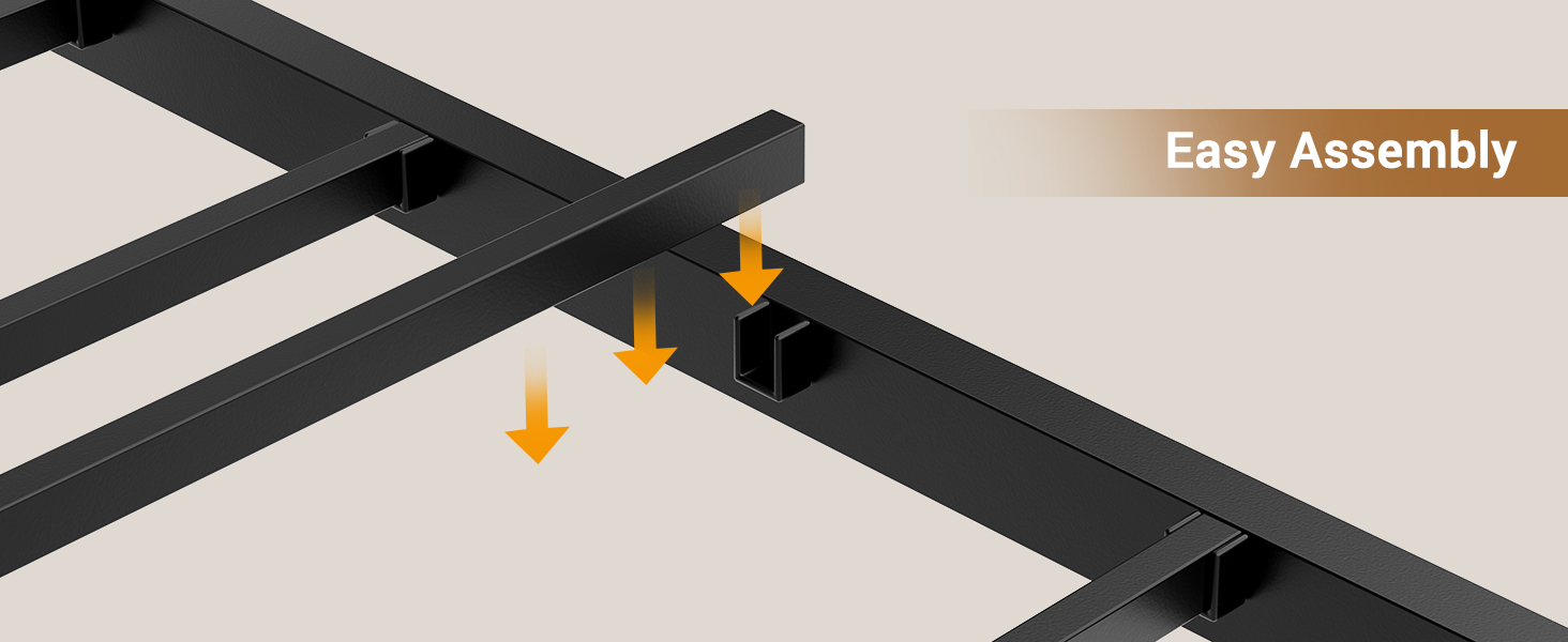 Corner Bed Frame Full Size with LED Lights and Charging Station