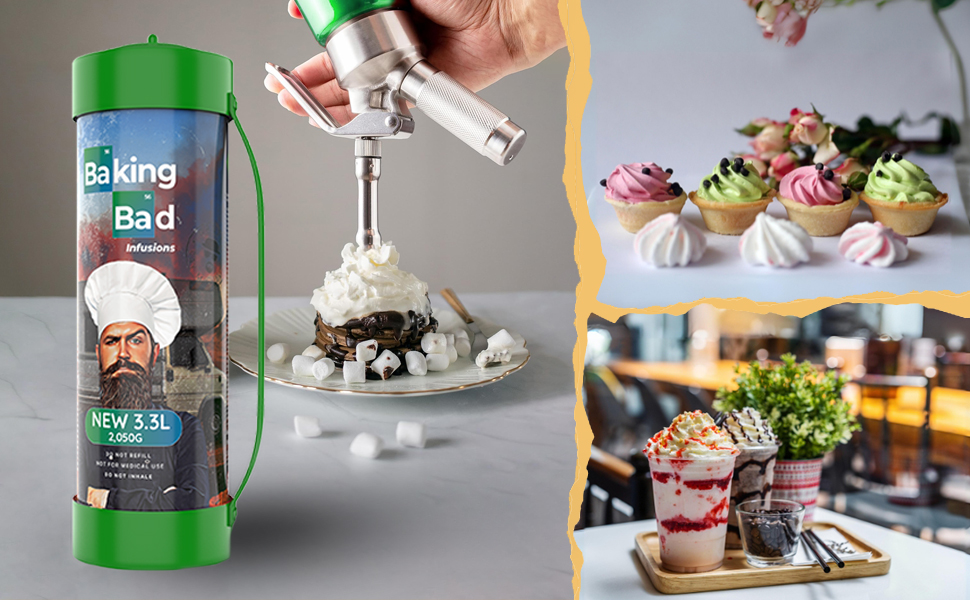 Baking Bad Infusions Nitrous Oxide Cartridges for N2O