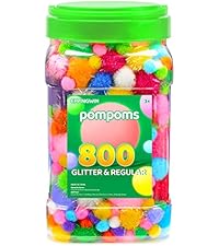 Amazon.com: Eppingwin 90PCS Multicolor Pom Poms,1.5 Inch