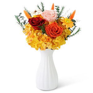 SENJWARM Preserved Flowers, Never Withering, Pink Bouquet