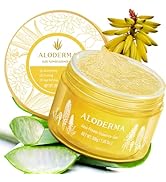 Aloderma Age-Defying 24K Gold Leaf Aloe Flower Essence Gel, Made within 12 Hours of Harvest - Lux...