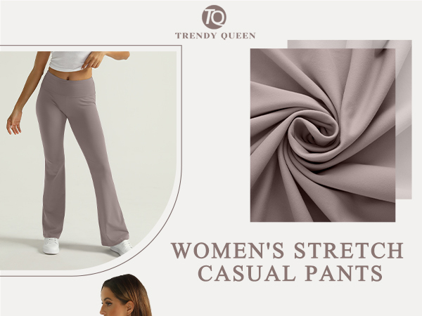 Amazon.com: Trendy Queen Women's Wide Leg Yoga Pants Bootcut